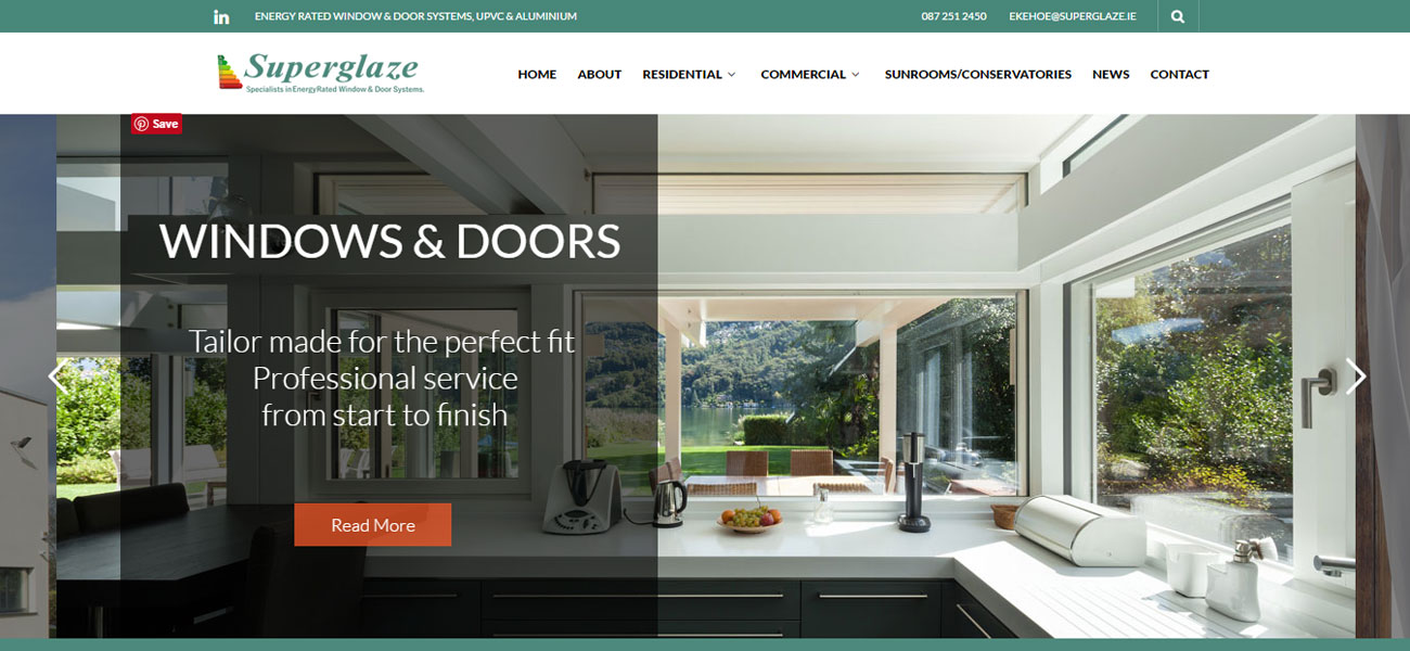 Redesign Superglaze Website